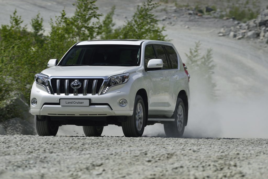The Toyota LandCruiser Prado. The Toyota LandCruiser Prado.